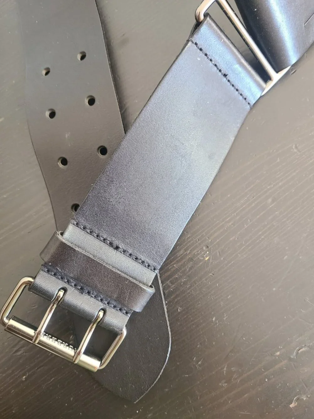 Burberry Women's Leather Belt Black size 1